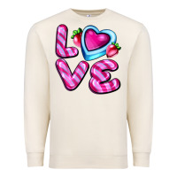 Sandshell love with strawberry candy Premium Sweatshirt - AdoDesignShop