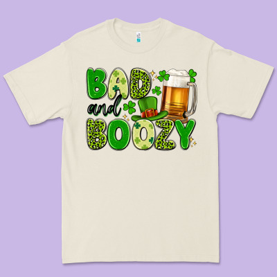 Bad And Boozy Premium Tee Designed By Artiststas