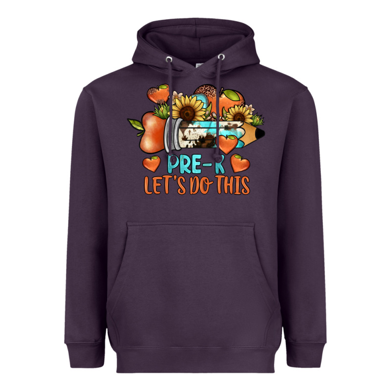 Pre K Let's Do This Heavyweight Hoodie by JahusDesignShop | Teevron