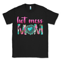 Black hot mess mom Classic Tee - texasbilliewilder