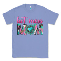 Colony Blue hot mess mom Classic Tee - texasbilliewilder