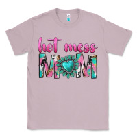 Lilac hot mess mom Classic Tee - texasbilliewilder
