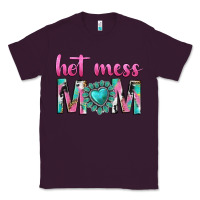 Plum hot mess mom Classic Tee - texasbilliewilder