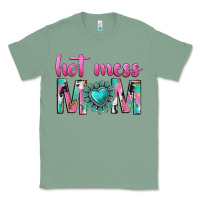 Sage hot mess mom Classic Tee - texasbilliewilder