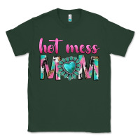 Sports Green hot mess mom Classic Tee - texasbilliewilder