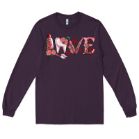 Plum valentines day dental love Long Sleeve Tee - RanaPortraitStore