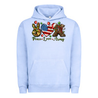Pigment Grape Ice peace love army christmas Urban Hoodie - NancyCooperArtShop