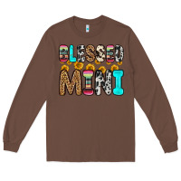 Chestnut blessed mini Long Sleeve Tee - Zillion Design Studio
