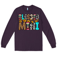 Plum blessed mini Long Sleeve Tee - Zillion Design Studio