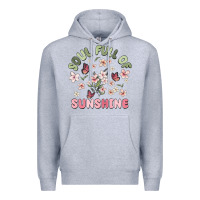 Heather Grey soul full of sunshine Premium Hoodie - MaliasSmallBusiness
