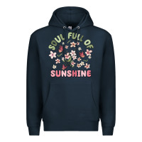 Navy soul full of sunshine Premium Hoodie - MaliasSmallBusiness