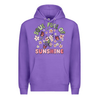Purple soul full of sunshine Premium Hoodie - MaliasSmallBusiness