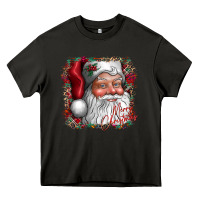 Asphalt merry Christmas santa Heavy Core Tee - CowhideDigitalArt