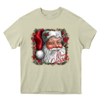 Mossy merry Christmas santa Heavy Core Tee - CowhideDigitalArt