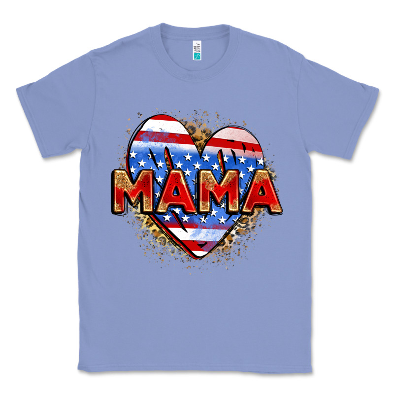 American Mama Heart Classic Tee by Zillion Design Studio | Teevron