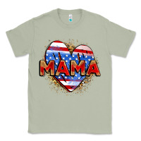 Matcha American mama heart Classic Tee - Zillion Design Studio