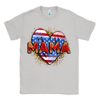 Moon Dust American mama heart Classic Tee - Zillion Design Studio