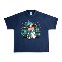 Navy winter i'm udderly freezing baby cow Urban Heavy Tee - MaliasSmallBusiness