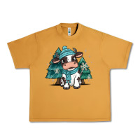 Peanut Butter winter i'm udderly freezing baby cow Urban Heavy Tee - MaliasSmallBusiness
