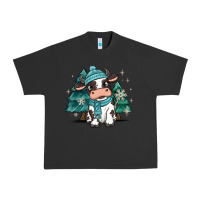 Pigment Black winter i'm udderly freezing baby cow Urban Heavy Tee - MaliasSmallBusiness