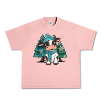 Salmon winter i'm udderly freezing baby cow Urban Heavy Tee - MaliasSmallBusiness