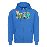 True Royal daisy coffee cups Zipper Hoodie - Zillion Design Studio