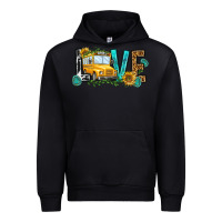 Black school bus love Urban Hoodie - NancyCooperArtShop