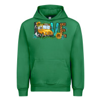 Emerald school bus love Urban Hoodie - NancyCooperArtShop