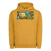 Pigment Peanut Butter school bus love Urban Hoodie - NancyCooperArtShop