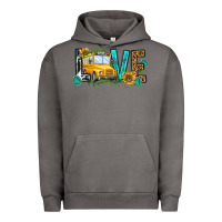 Pigment Tornado school bus love Urban Hoodie - NancyCooperArtShop