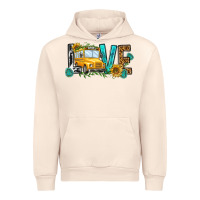 Sandshell school bus love Urban Hoodie - NancyCooperArtShop