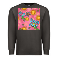 Smoke summer time of the sun seamless pattern Premium Sweatshirt - BundleAndBundleShop
