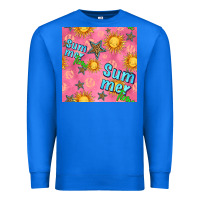 True Royal summer time of the sun seamless pattern Premium Sweatshirt - BundleAndBundleShop