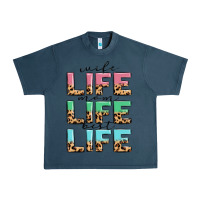 Wife Life Mom Life Best Life Urban Heavy Tee | Teevron