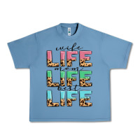 Pebble Blue wife life mom life best life Urban Heavy Tee - MaliasSmallBusiness