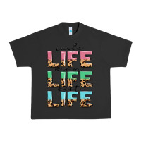 Pigment Black wife life mom life best life Urban Heavy Tee - MaliasSmallBusiness