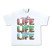 White wife life mom life best life Urban Heavy Tee - MaliasSmallBusiness