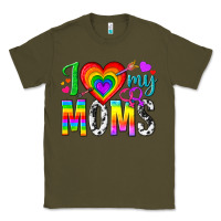 Army Green i love my moms Classic Tee - texasbilliewilder