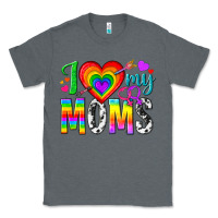 Charcoal Heather i love my moms Classic Tee - texasbilliewilder