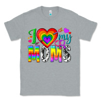 Heather Grey i love my moms Classic Tee - texasbilliewilder