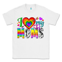 White i love my moms Classic Tee - texasbilliewilder