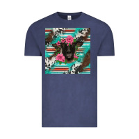 Vintage Denim western suffolk ewe Vintage Tee - BarkalooDesign