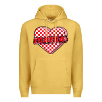 Antique Gold valentine mama Premium Hoodie - MaliasSmallBusiness