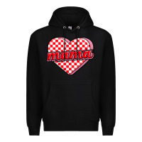 Black valentine mama Premium Hoodie - MaliasSmallBusiness