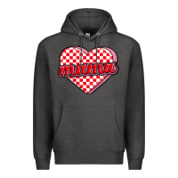 Charcoal Heather valentine mama Premium Hoodie - MaliasSmallBusiness