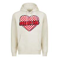 Oatmeal Heather valentine mama Premium Hoodie - MaliasSmallBusiness