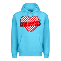Ocean Blue valentine mama Premium Hoodie - MaliasSmallBusiness
