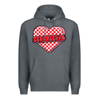 Rock valentine mama Premium Hoodie - MaliasSmallBusiness