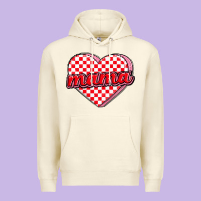 Valentine Mama Premium Hoodie Designed By Maliassmallbusiness
