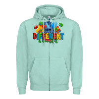Different Is Beautiful Autism Stitch Zipper Hoodie | Teevron